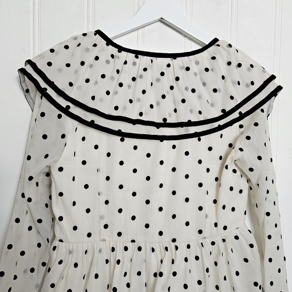 Polka Dot Ruffle Dress - Picture 8 of 14